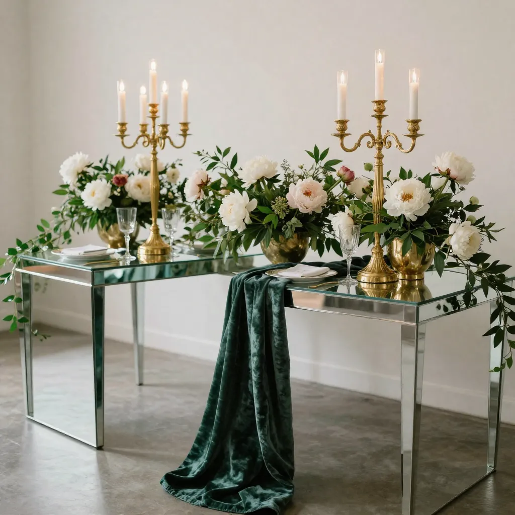 Elegant event setup with decorations
